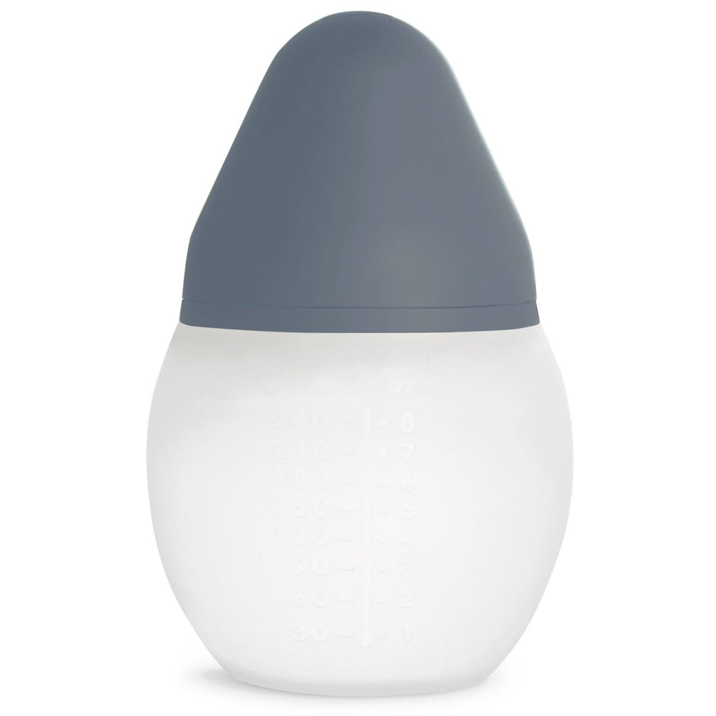 Baby Bottle Blue Gray
