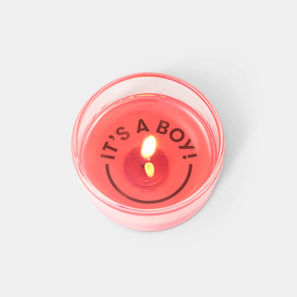 It's a Boy! Secret Message Candle
