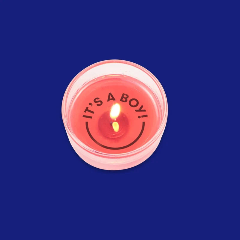 It's a Boy! Secret Message Candle
