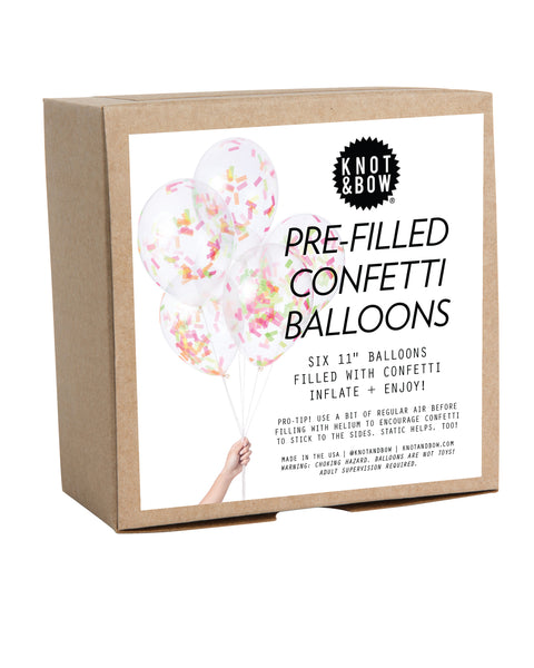 Pre-filled Confetti Balloons