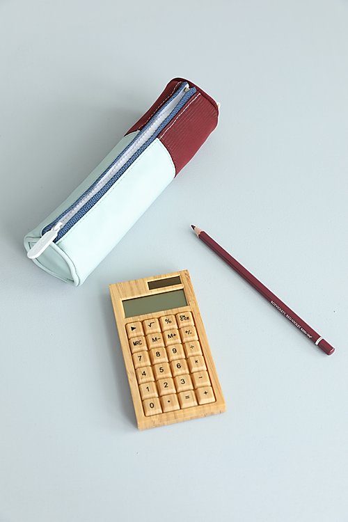 Pencil case - Vertical Blue