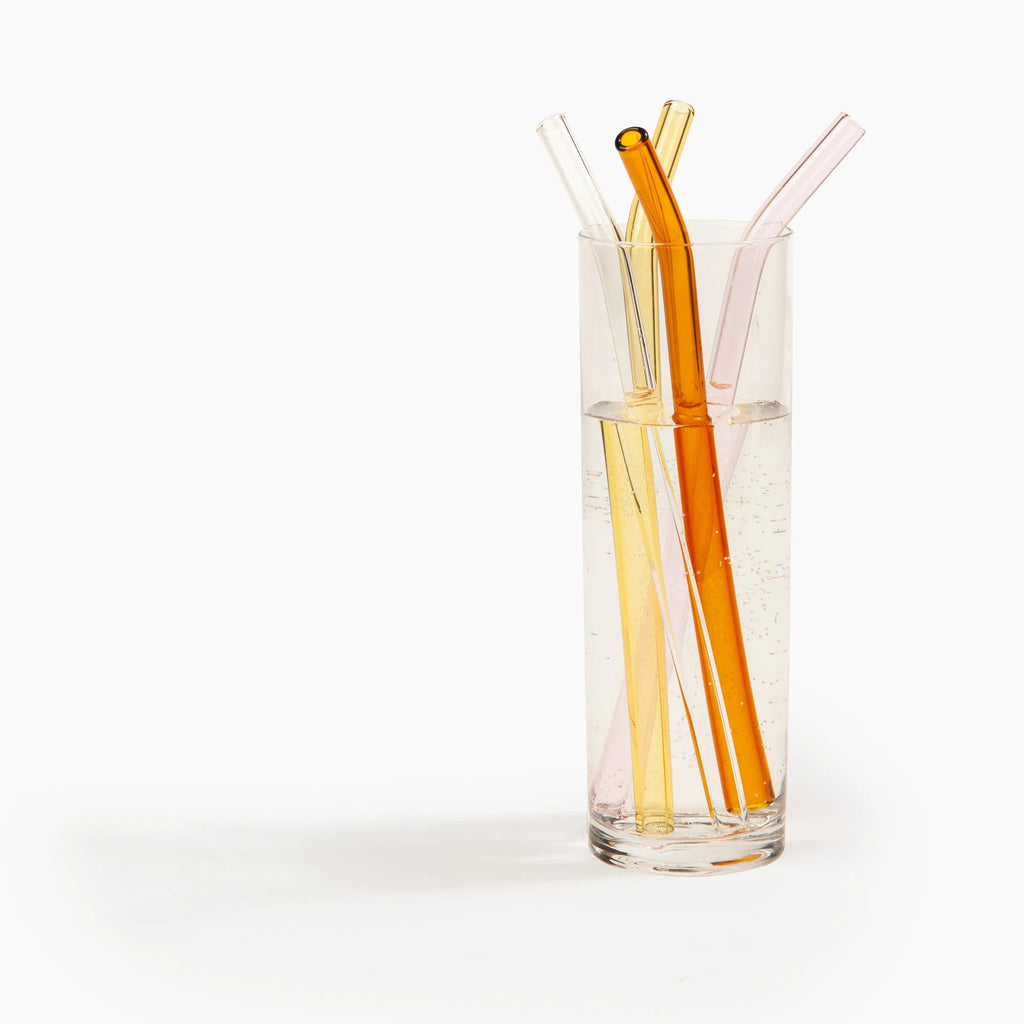 Glass Straws Warm Set