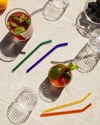 Glass Straws Cool Set