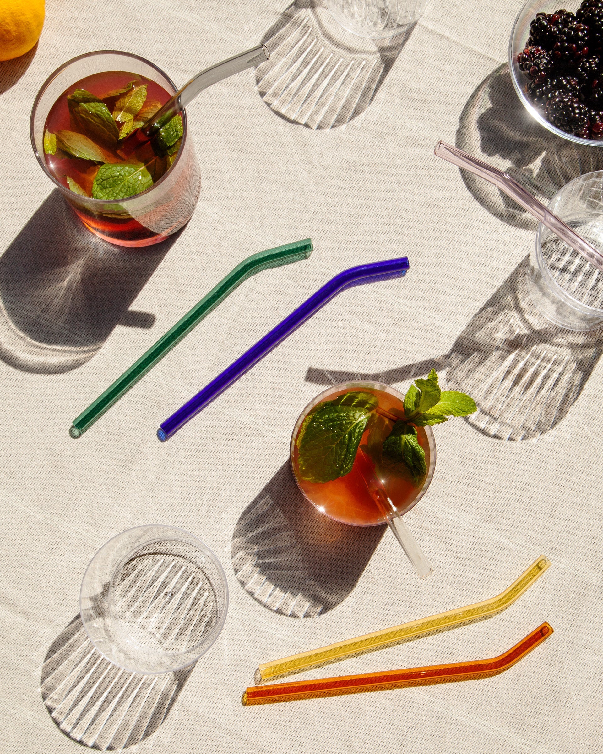 Glass Straws Cool Set