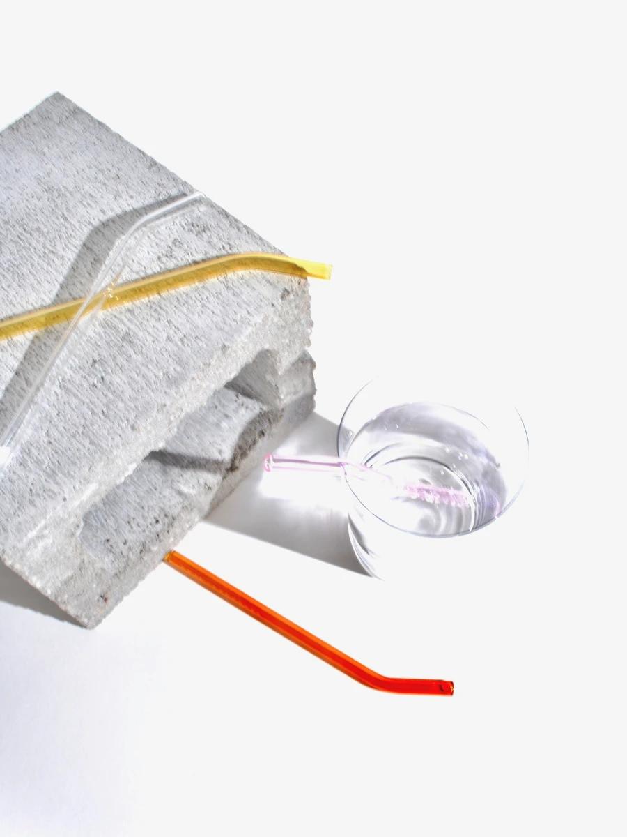 Glass Straws Warm Set