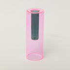 Pink Reversible Glass Vase