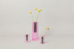 Pink Reversible Glass Vase