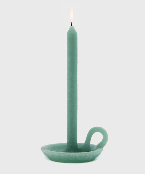 Green Velvet Tallow Candle