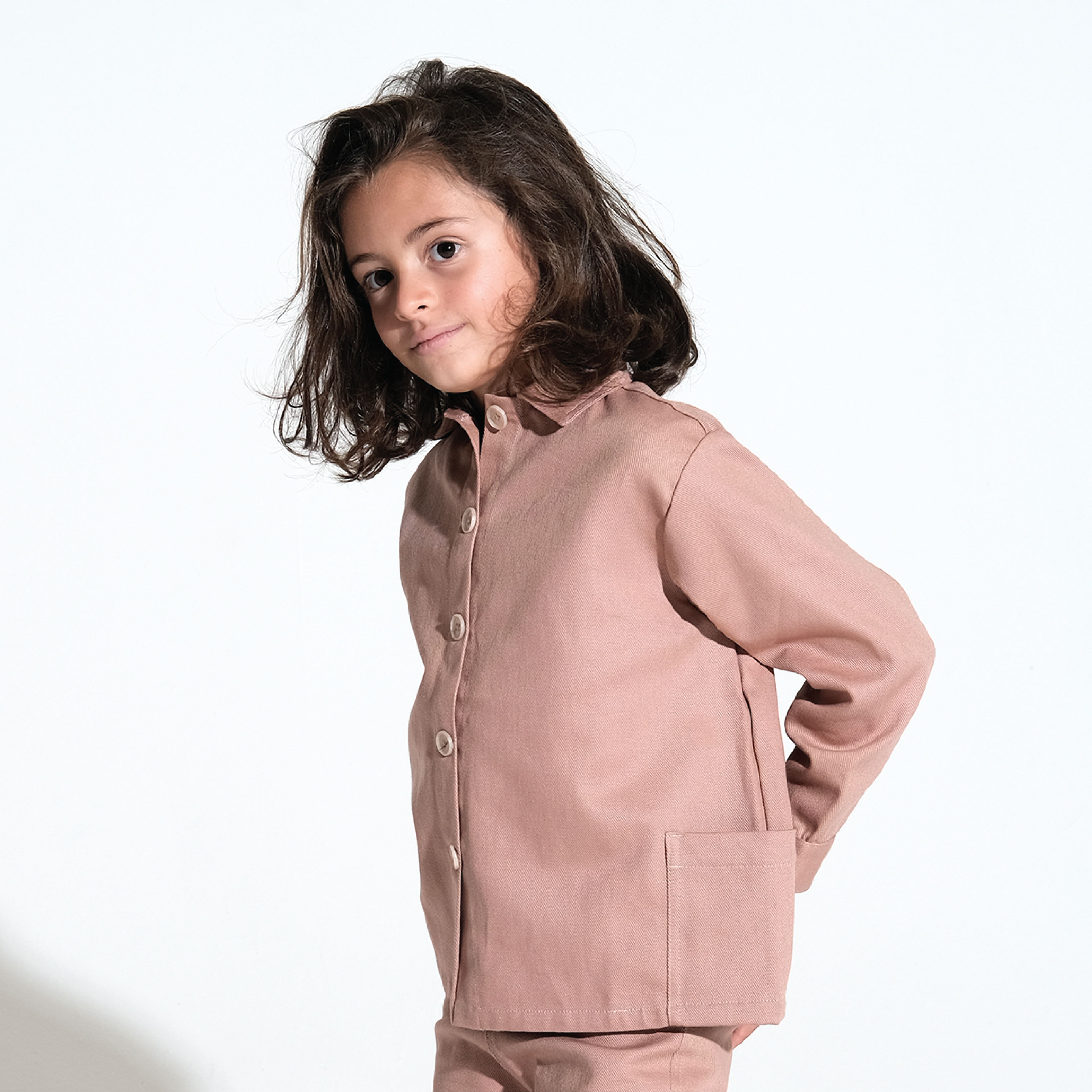 Cardi Chore Blush Set