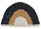 Sonny Round Doormat - Charcoal/Gold