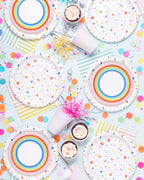 Rainbow Dot Party Cups