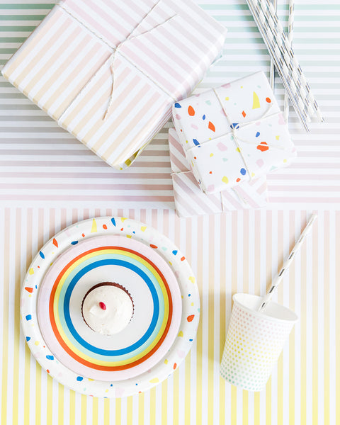 Rainbow Dot Party Cups
